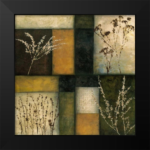 Autumn Detail I Black Modern Wood Framed Art Print by Olson, Norm