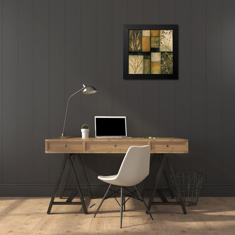 Autumn Detail II Black Modern Wood Framed Art Print by Olson, Norm