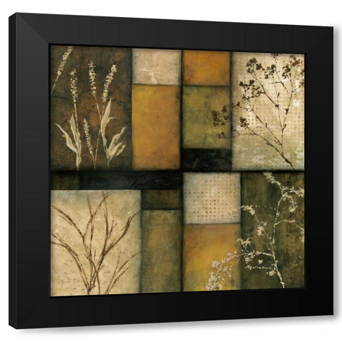 Autumn Detail II Black Modern Wood Framed Art Print by Olson, Norm