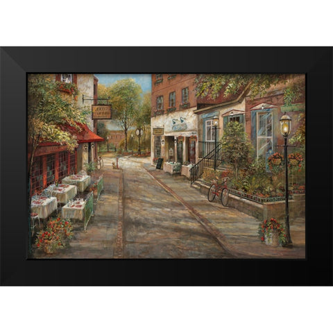 Fond Memories Black Modern Wood Framed Art Print by Manning, Ruane