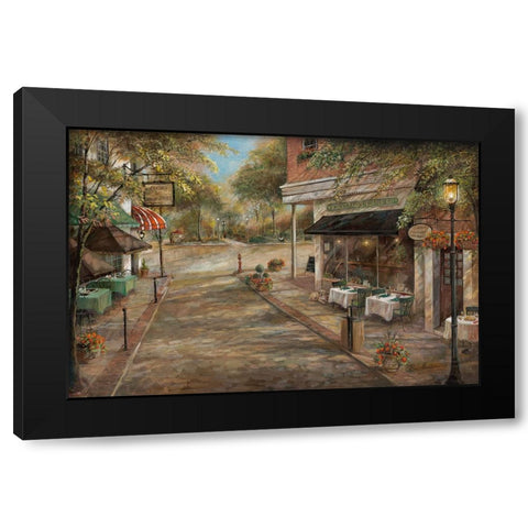 My Kinda Town Black Modern Wood Framed Art Print with Double Matting by Manning, Ruane