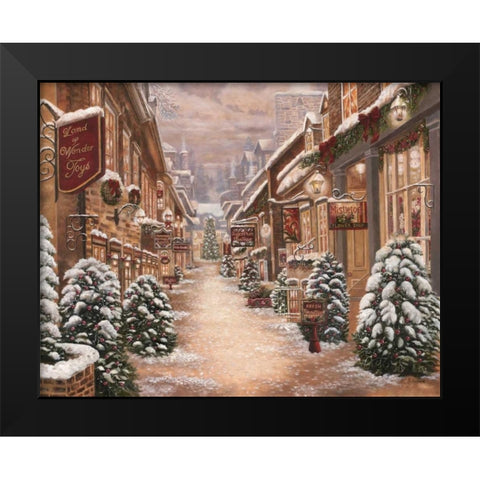 Land of Wonder Black Modern Wood Framed Art Print by Brown, Betsy