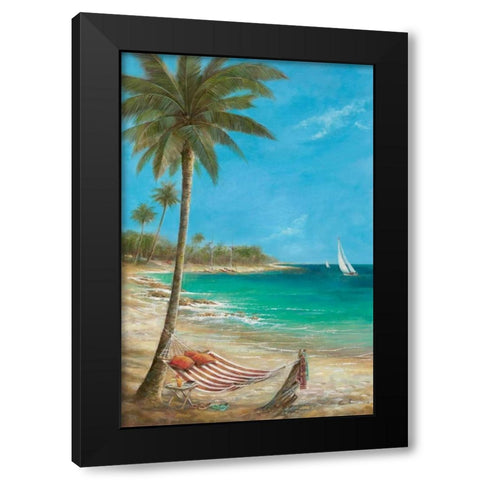 Gentle Breezes Black Modern Wood Framed Art Print with Double Matting by Manning, Ruane