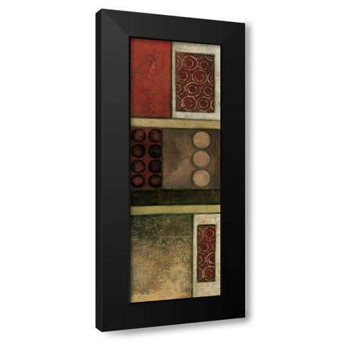 Spiced Geometric I Black Modern Wood Framed Art Print by Olson, Norm