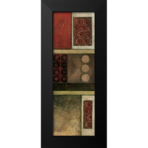 Spiced Geometric I Black Modern Wood Framed Art Print by Olson, Norm