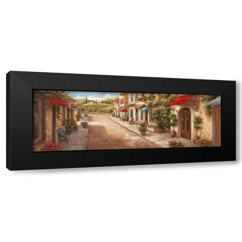 Italian Village II Black Modern Wood Framed Art Print by Nan