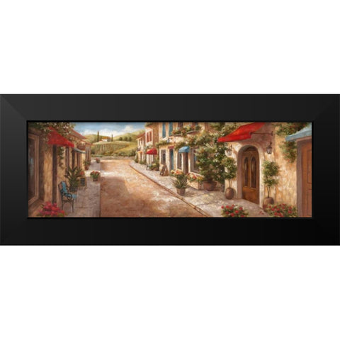 Italian Village II Black Modern Wood Framed Art Print by Nan