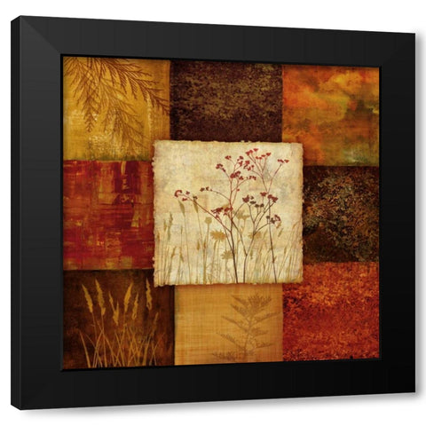 Autumns Edge II Black Modern Wood Framed Art Print with Double Matting by Knutsen, Conrad
