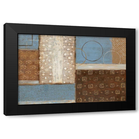 Earth and Sky II Black Modern Wood Framed Art Print by Tava Studios
