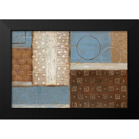 Earth and Sky II Black Modern Wood Framed Art Print by Tava Studios