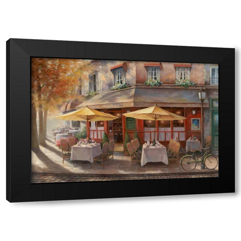 Le Petit Chatelet Black Modern Wood Framed Art Print by Chiu, T.C.