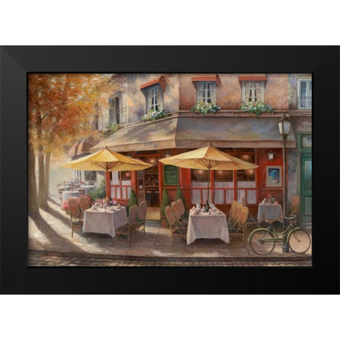 Le Petit Chatelet Black Modern Wood Framed Art Print by Chiu, T.C.