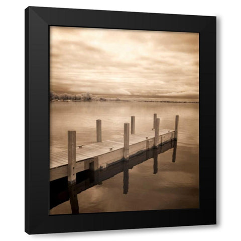 North Sky I Black Modern Wood Framed Art Print with Double Matting by Nagler, Monte
