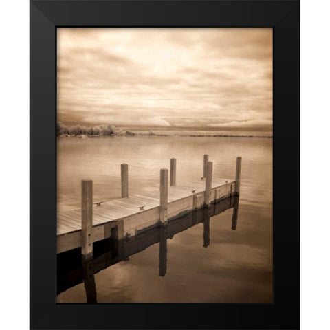 North Sky I Black Modern Wood Framed Art Print by Nagler, Monte