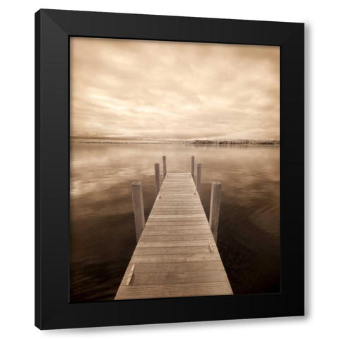 North Sky II Black Modern Wood Framed Art Print by Nagler, Monte