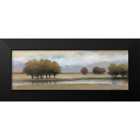 Lazy River I Black Modern Wood Framed Art Print by Chiu, T.C.