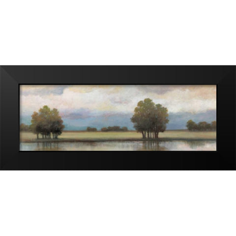 Lazy River II Black Modern Wood Framed Art Print by Chiu, T.C.