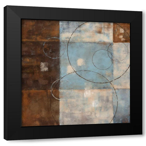 Double Vision I Black Modern Wood Framed Art Print with Double Matting by Nan