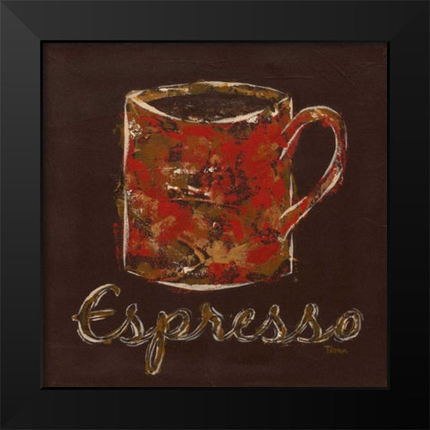 Espresso Black Modern Wood Framed Art Print by Craven, Katrina