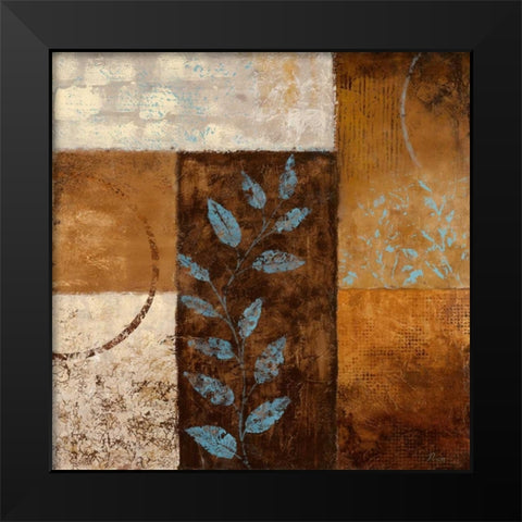 Blue Haven I Black Modern Wood Framed Art Print by Nan