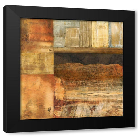 Amber Ground I Black Modern Wood Framed Art Print by Olson, Norm