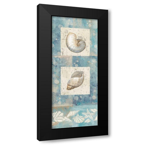 By the Sea I Black Modern Wood Framed Art Print with Double Matting by Nan