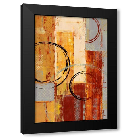 As It Goes II Black Modern Wood Framed Art Print by Donovan, Maria