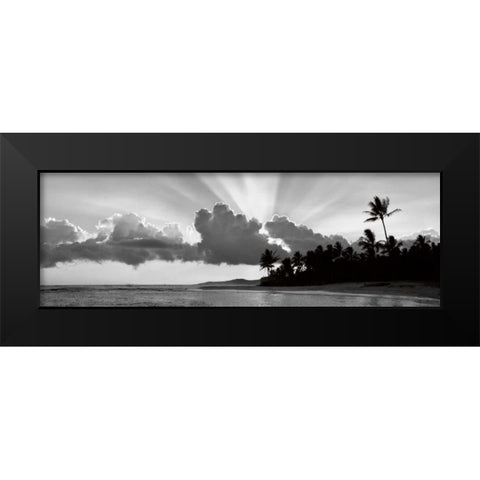 Kauai II Black Modern Wood Framed Art Print by Frates, Dennis