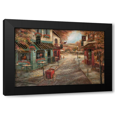 Fall Splendor Black Modern Wood Framed Art Print with Double Matting by Manning, Ruane