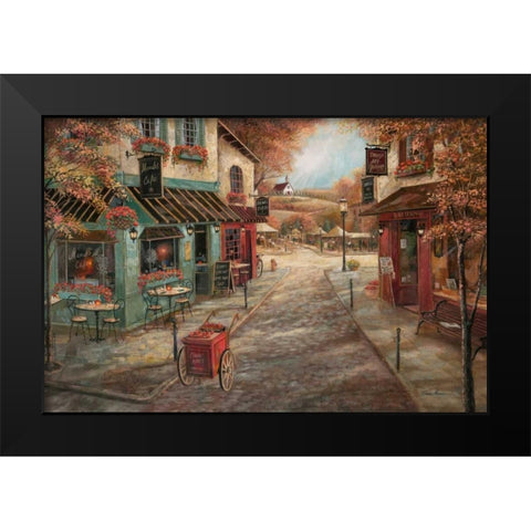 Fall Splendor Black Modern Wood Framed Art Print by Manning, Ruane