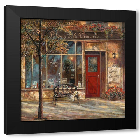 Culinary School Black Modern Wood Framed Art Print by Manning, Ruane