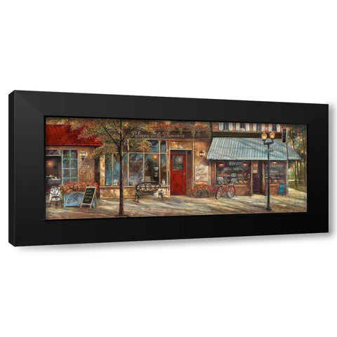 L Ambiance II Black Modern Wood Framed Art Print with Double Matting by Manning, Ruane