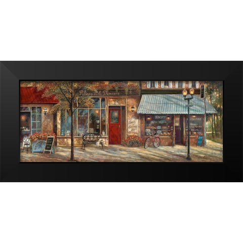 L Ambiance II Black Modern Wood Framed Art Print by Manning, Ruane