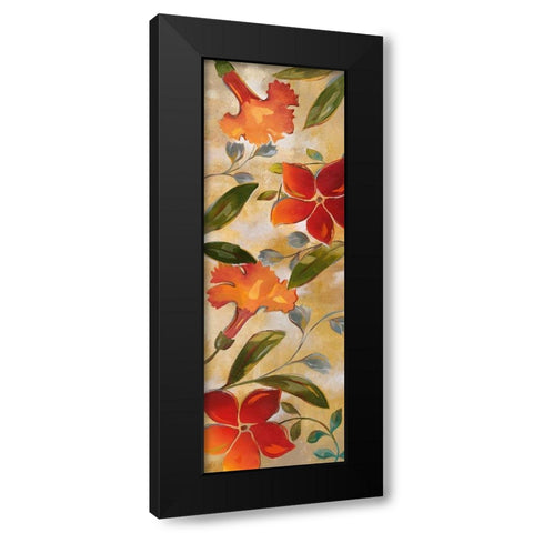 Nan-Tropical Delight I Black Modern Wood Framed Art Print with Double Matting by Nan