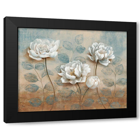 Summers Embrace I Black Modern Wood Framed Art Print with Double Matting by Nan