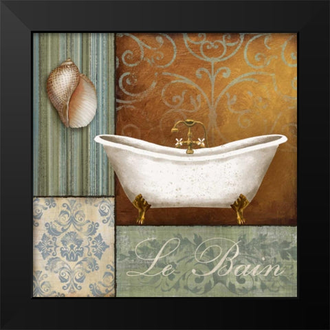 Le Bain Black Modern Wood Framed Art Print by Knutsen, Conrad
