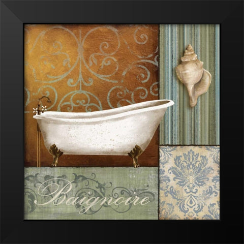 Baignoire Black Modern Wood Framed Art Print by Knutsen, Conrad