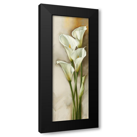 Callas Gracieux II Black Modern Wood Framed Art Print with Double Matting by Levashov, Igor