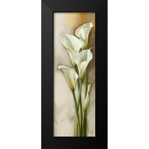 Callas Gracieux II Black Modern Wood Framed Art Print by Levashov, Igor