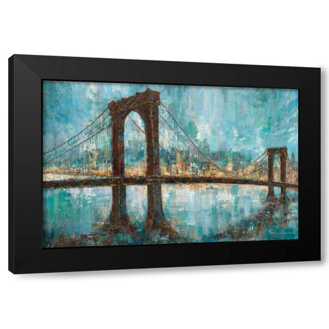 Manhattan Memories Black Modern Wood Framed Art Print with Double Matting by Manning, Ruane