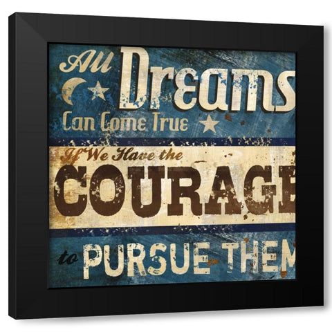 Dreams Black Modern Wood Framed Art Print by Knutsen, Conrad