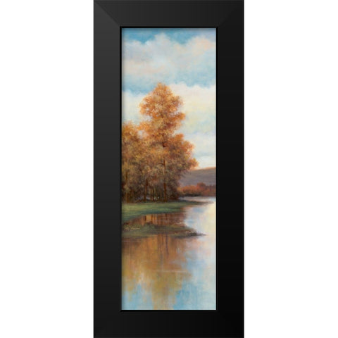 Slow River I Black Modern Wood Framed Art Print by Chiu, T.C.
