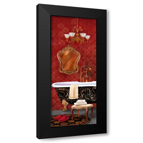 Bain de Luxe I Black Modern Wood Framed Art Print by Knutsen, Conrad