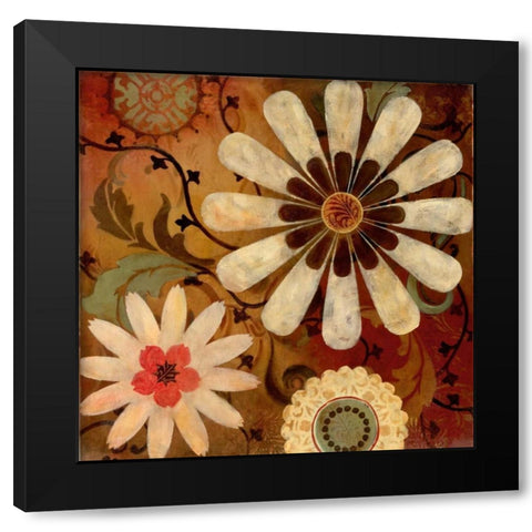 Turku II Black Modern Wood Framed Art Print with Double Matting by Robinson, Carol