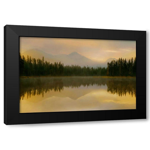 Twilight Reflection Black Modern Wood Framed Art Print by Delimont, Danita