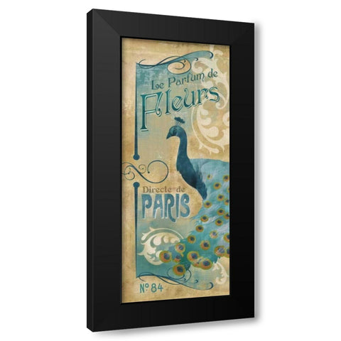Le Parfum de Fleurs Black Modern Wood Framed Art Print by Knutsen, Conrad