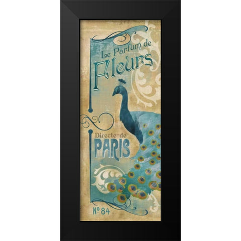 Le Parfum de Fleurs Black Modern Wood Framed Art Print by Knutsen, Conrad