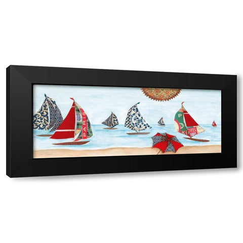 South of France II Black Modern Wood Framed Art Print by Tava Studios