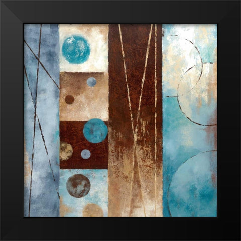 Roll With It II Black Modern Wood Framed Art Print by Nan