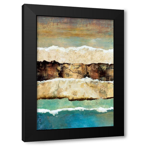 On the Edge I Black Modern Wood Framed Art Print by Olson, Norm